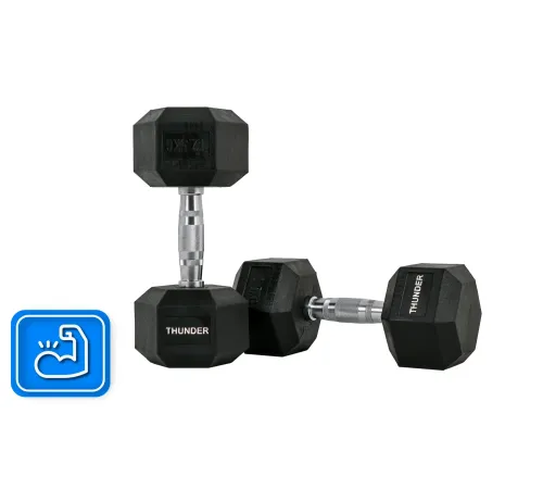 Гантель шестигранна THUNDER 12,5 кг