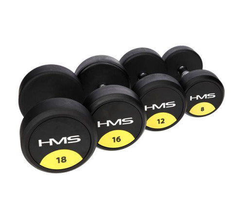 Гантель прогумована HMS HG PRO, 10 кг Гантель прогумована HMS HG PRO, 10 кг