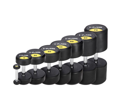 Гантель прогумована HMS HG PRO, 10 кг Гантель прогумована HMS HG PRO, 10 кг
