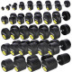 Гантель прогумована HMS HG PRO, 10 кг