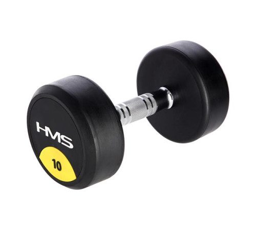 Гантель прогумована HMS HG PRO, 10 кг Гантель прогумована HMS HG PRO, 10 кг