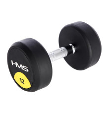 Гантель прогумована HMS HG PRO, 12 кг