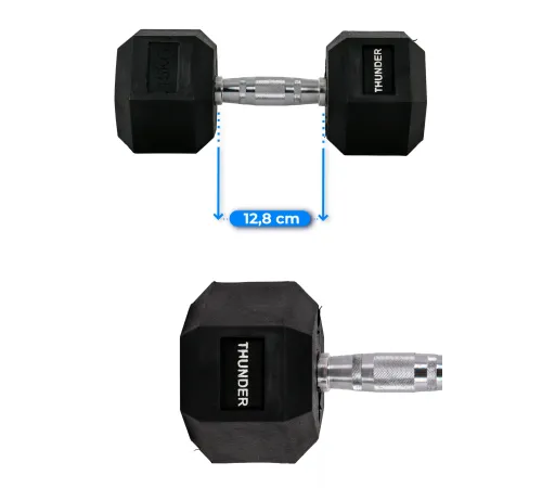 Гантель шестигранна THUNDER 15 кг