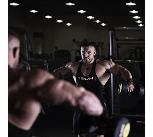 Гантель прогумована HMS HG PRO, 65 кг