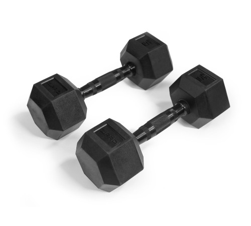 Гантель Zipro Hex прогумована 1 х 5 кг Гантель Zipro Hex прогумована 1 х 5 кг