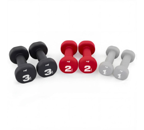 Стійка з гантелями Hop-Sport HS-V122DRS 12 кг, чорна