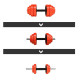 Набір штанга та гантелі HMS SGGX30 DUMBBELL SET-BARBELL30 кг