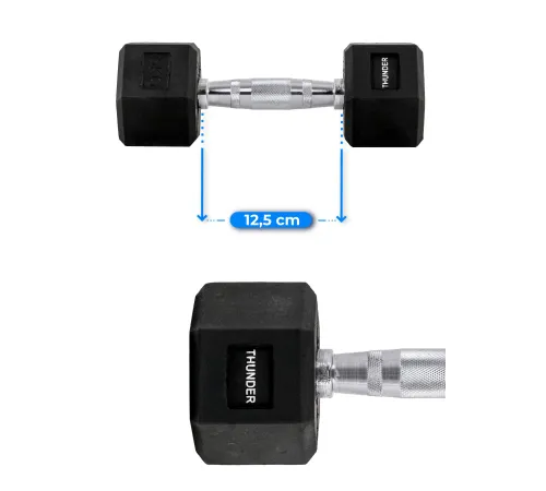 Гантель шестигранна THUNDER 5 кг Гантель шестигранна THUNDER 5 кг