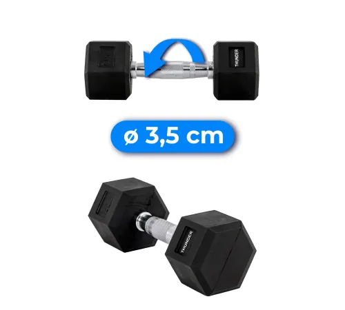 Гантель шестигранна THUNDER 5 кг Гантель шестигранна THUNDER 5 кг