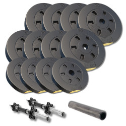 Гантелі 2 в 1 Besport PowerPro 52 кг з перехідником
