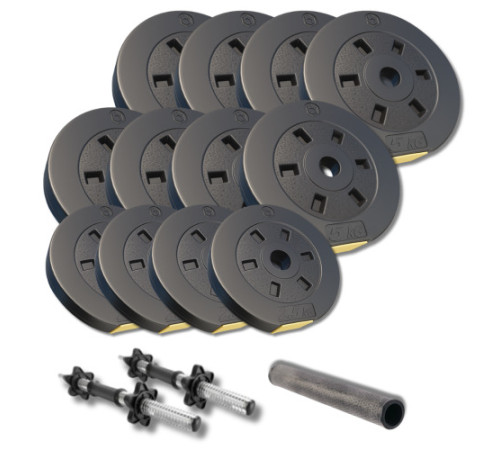 Гантелі 2 в 1 Besport PowerPro 52 кг з перехідником