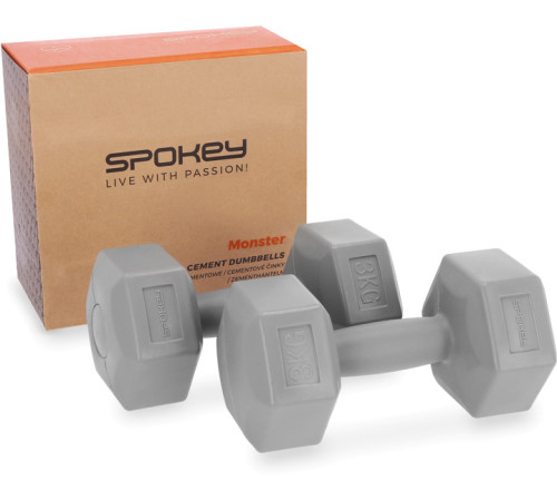 Гантелі вінілові Spokey MONSTER 2 x 3 кг