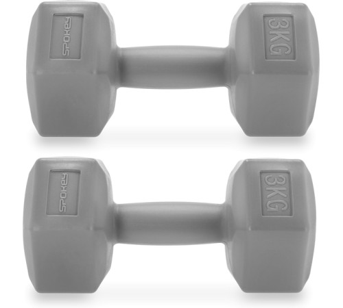 Гантелі вінілові Spokey MONSTER 2 x 3 кг