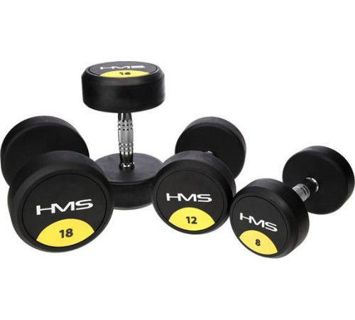 Гантель прогумована HMS ‎‎HG PRO 37,5 кг