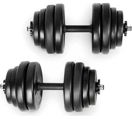 Гантелі Physionics бітумні 2 х 15 кг Гантелі Physionics бітумні 2 х 15 кг