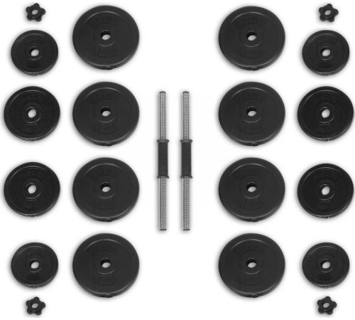 Гантелі Physionics бітумні 2 х 15 кг Гантелі Physionics бітумні 2 х 15 кг
