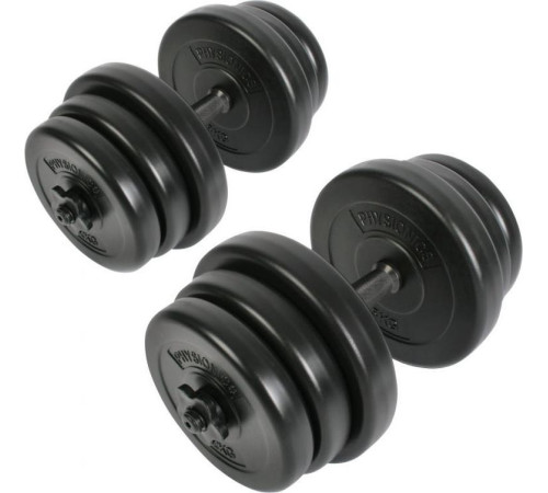 Гантелі Physionics бітумні 2 х 20 кг Гантелі Physionics бітумні 2 х 20 кг