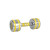 Гантель хромована inSPORTline Yellsteel 6 кг