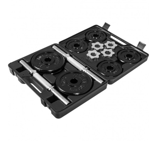 Гантелі розбірні у кейсі Gorilla Sports 2 x 10 кг