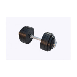 Гантель гумова набірна Rn-Sport 20 кг