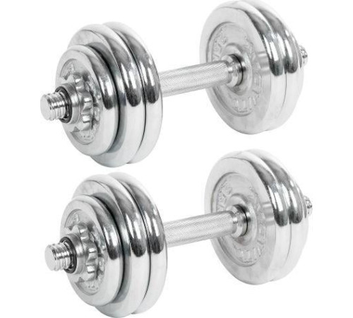 Гантелі розбірні хромовані Movit M09509 2 x 15 кг