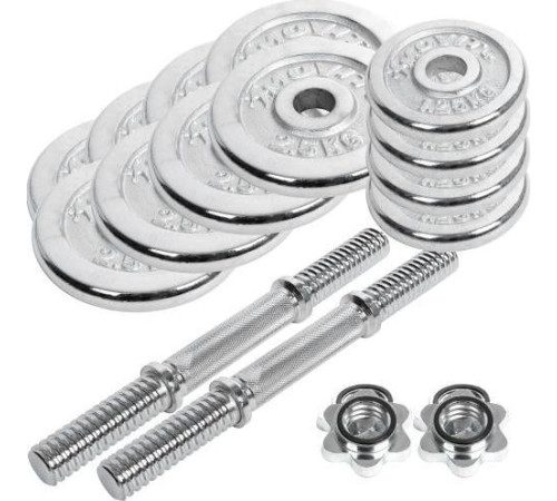 Гантелі розбірні хромовані Movit M09509 2 x 15 кг