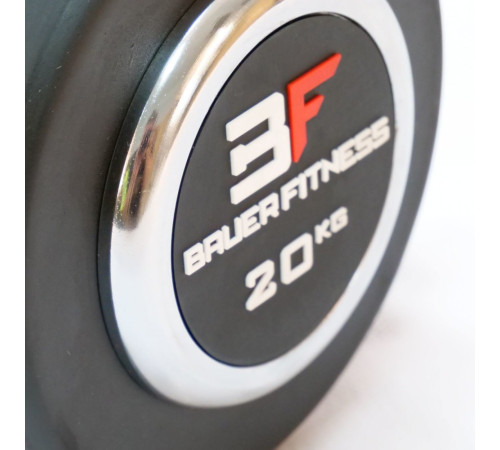 Прогумована гантель 20 кг Bauerfitness AC-1248 Прогумована гантель 20 кг Bauerfitness AC-1248