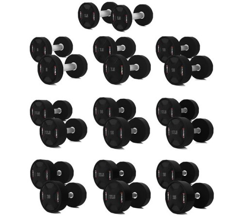 Гантелі HMS HPC 2 x 2.5 - 25 кг