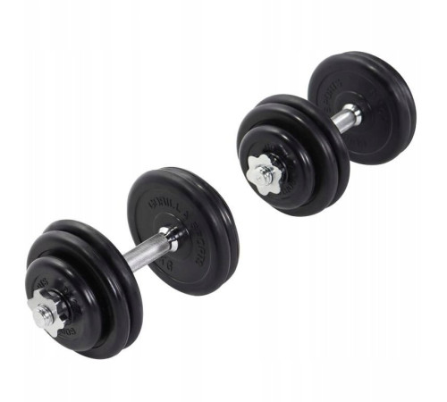 Гантелі розбірні Gorilla Sports 2 x 15 кг