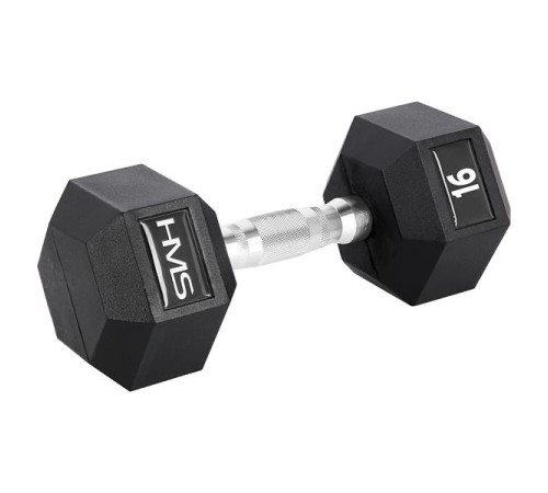 Гантель шестигранна HMS HEX PRO, 16 кг