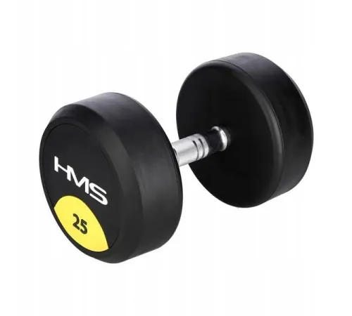 Гантель прогумована HMS HG PRO, 25 кг