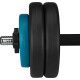 Гантель розбірна бітумна Avento 42DF-BLK, 15 кг