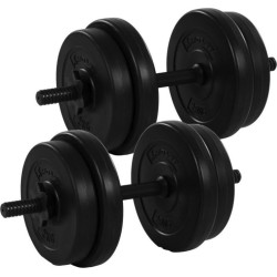 Гантелі розбірні бітумні Movit 2 х 10 кг