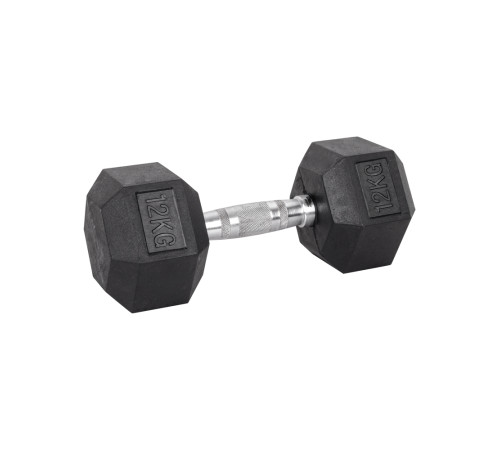 Гантель шестигранна inSPORTline Hexsteel 12 кг Гантель шестигранна inSPORTline Hexsteel 12 кг