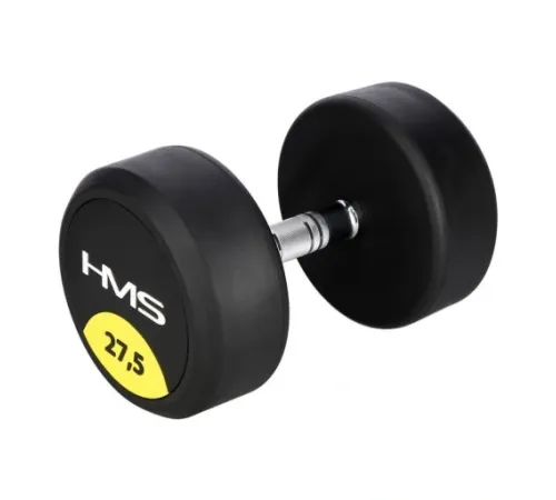 Гантель прогумована HMS HG PRO, 27,5 кг Гантель прогумована HMS HG PRO, 27,5 кг
