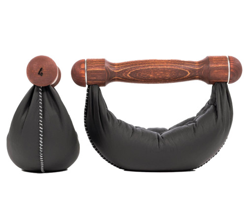 Гантелі NOHRD SwingBell Бук 2 х 4 кг