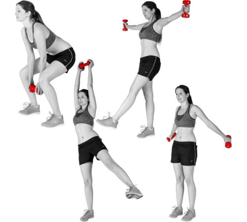 Гантелі вінілові Movit 2 х 5 кг