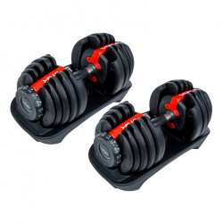 Гантель регульована VNK 60205, чорно-черона