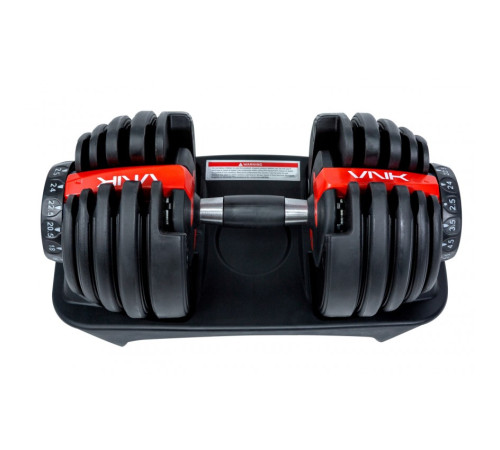 Гантель регульована VNK 60205, чорно-черона