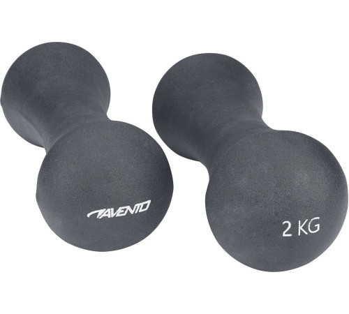 Гантелі Avento 42DB-GRY вінілові 2 х 2 кг Гантелі Avento 42DB-GRY вінілові 2 х 2 кг