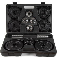 Гантелі розбірні у кейсі ZIPRO Cast Iron, 2 x 10 кг