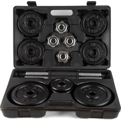 Гантелі розбірні у кейсі ZIPRO Cast Iron, 2 x 10 кг