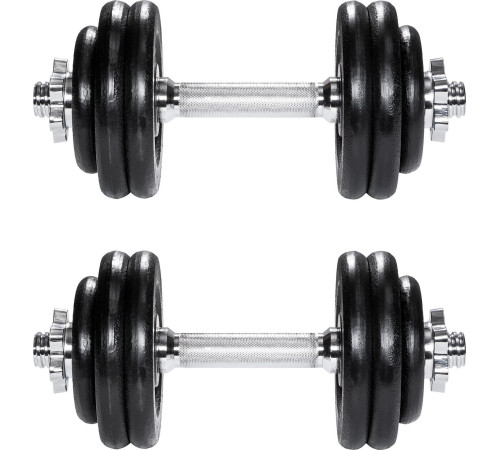 Гантелі Tectake 402369 чавунні 2 x 15 кг Гантелі Tectake 402369 чавунні 2 x 15 кг