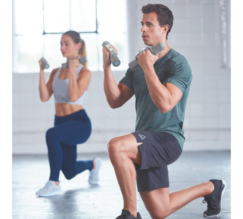 Гантелі з ручками REEBOK RAWT-11062BL, 2 х 2 кг Гантелі з ручками REEBOK RAWT-11062BL, 2 х 2 кг