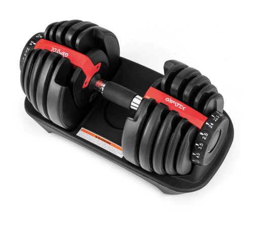 Гантель розбірна Gymtek 2,5-24 кг червона Гантель розбірна Gymtek 2,5-24 кг червона