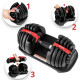Гантель розбірна Gymtek 2,5-24 кг червона