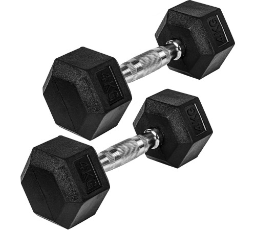 Гантелі шестигранні Movit 2 х 4 кг
