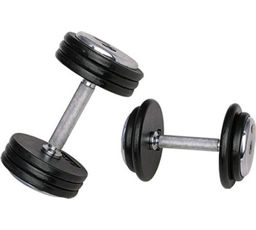 Гантель чавунна inSPORTline ‎‎ProfiST 12,5 кг