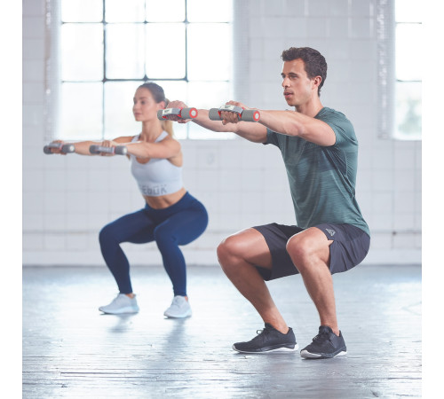 Гантелі з ручками REEBOK RAWT-11062RD, 2 x 2 кг Гантелі з ручками REEBOK RAWT-11062RD, 2 x 2 кг