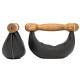 Гантелі NOHRD SwingBell Дуб 2 х 4 кг